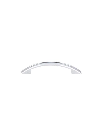 Tango Cut-Out Cabinet Pull - 3 3/4 inch Center-to-Center in Polished Chrome.